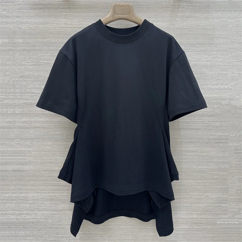 Women's t-shirt New elastic slim fit short sleeved top for summer 2026 Irregular pure cotton top women round neck pullover y2k
Women's t-shirt New elastic slim fit short sleeved top for summer 2026 Irregular pure cotton top women round neck pullover y2k