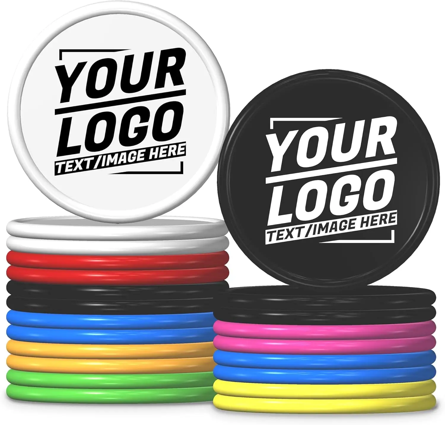 Custom Plastic Chips, 200-1000 Pcs, Double Sided Print, 15 Colors, for Drink Token, Bar, Business Card
Custom Plastic Chips, 200-1000 Pcs, Double Sided Print, 15 Colors, for Drink Token, Bar, Business Card