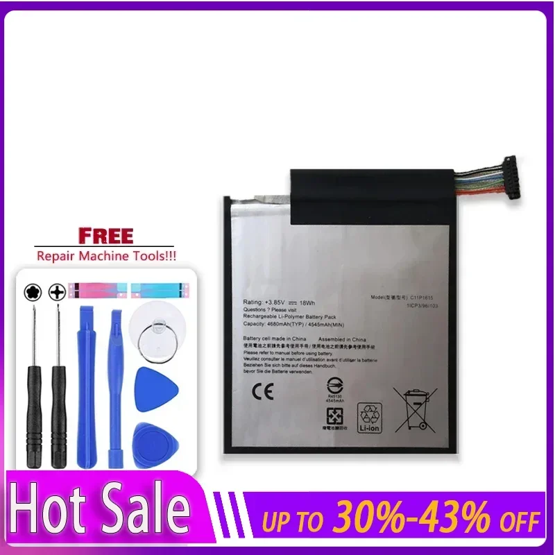 Аккумулятор C11P1615 на 4680 мА · ч для Asus Zenpad Z8S, ZT582KL, P00J, 0B200-02410000, портативный телефон, гарантия на батареи + трек №
Аккумулятор C11P1615 на 4680 мА · ч для Asus Zenpad Z8S, ZT582KL, P00J, 0B200-02410000, портативный телефон, гарантия на батареи + трек №