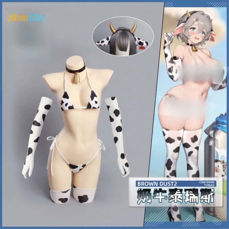 Game browndust2 Therese Cosplay Costume Cow Bikini Anime Party Uniform Hallowen Play Role Clothes Clothing HERO Cos
Game browndust2 Therese Cosplay Costume Cow Bikini Anime Party Uniform Hallowen Play Role Clothes Clothing HERO Cos