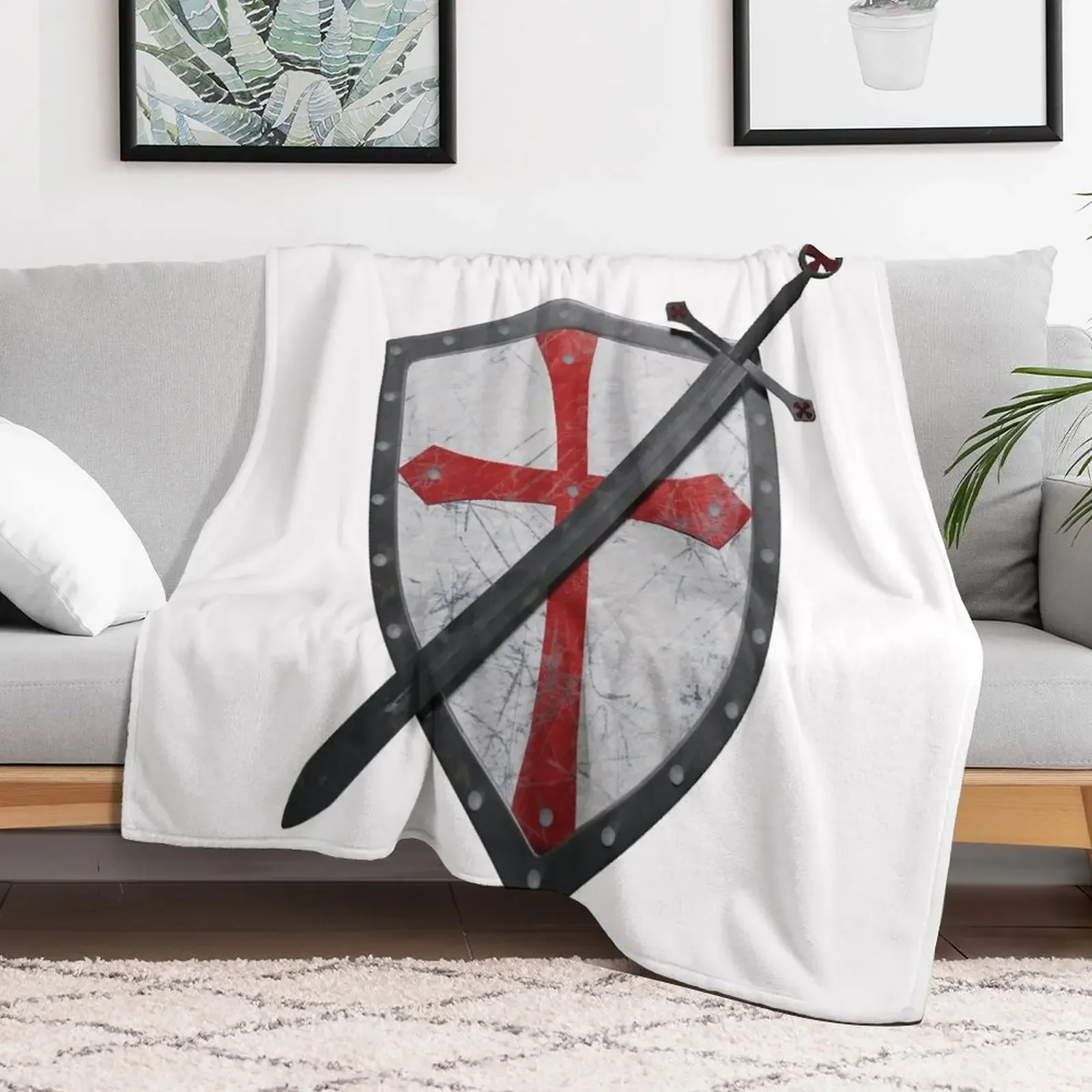 Crusader Sword and Shield Throw Blanket warm winter Travel cosplay anime Blankets
Crusader Sword and Shield Throw Blanket warm winter Travel cosplay anime Blankets