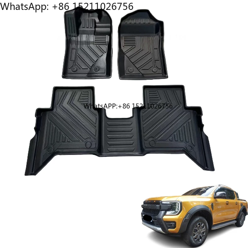 For Ford Ranger T9 2022 2023 2024 Double Cabs 4X4 Accessories TPE Rubber Non Skid Waterproof Black TPE Car Mat Black
For Ford Ranger T9 2022 2023 2024 Double Cabs 4X4 Accessories TPE Rubber Non Skid Waterproof Black TPE Car Mat Black