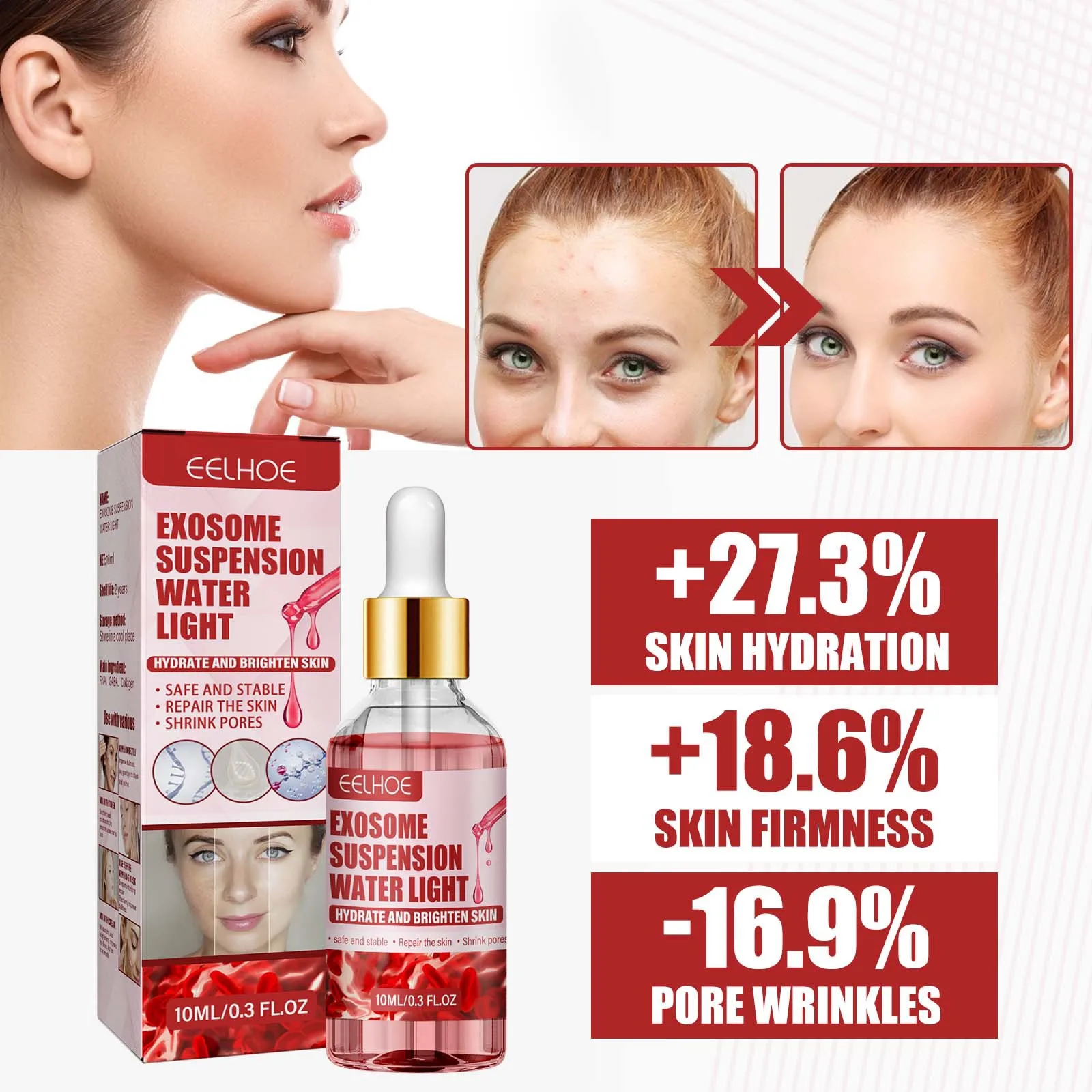 Anti-Wrinkle Serum Facial Skin Care Repair Fade Face Fine Lines Exosomal Kinetics Essence
Anti-Wrinkle Serum Facial Skin Care Repair Fade Face Fine Lines Exosomal Kinetics Essence