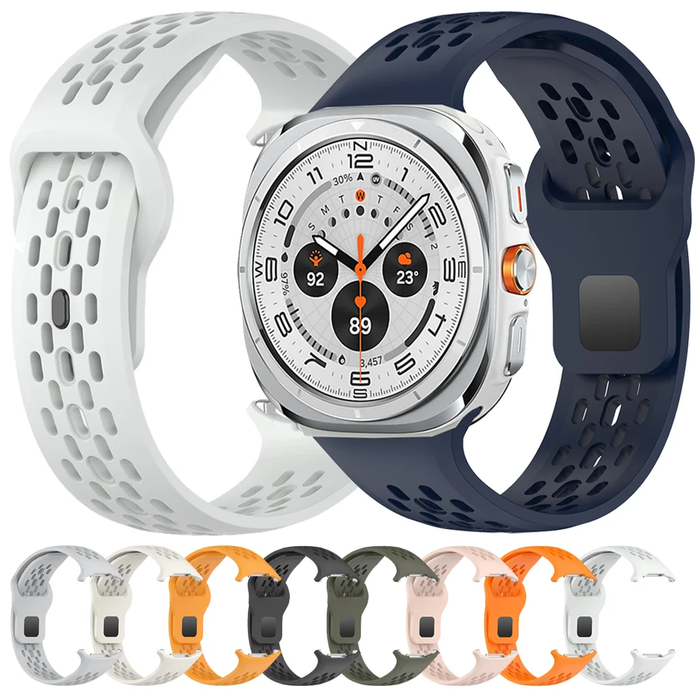 Soft Silicone Strap For Samsung Watch 47mm Sports Band For Samsung Galaxy Watch 7 Ultra 47MM Replaceable Original Wristband
Soft Silicone Strap For Samsung Watch 47mm Sports Band For Samsung Galaxy Watch 7 Ultra 47MM Replaceable Original Wristband