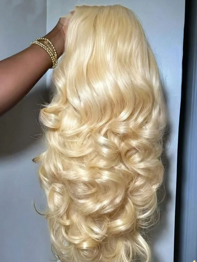 38 Inch 13x4 HD Lace Glossy 613 Blonde Wig Fluffy Body Wave Texture Stable Curly Shape 200% Density Ultra Long Even Tone Wig
38 Inch 13x4 HD Lace Glossy 613 Blonde Wig Fluffy Body Wave Texture Stable Curly Shape 200% Density Ultra Long Even Tone Wig