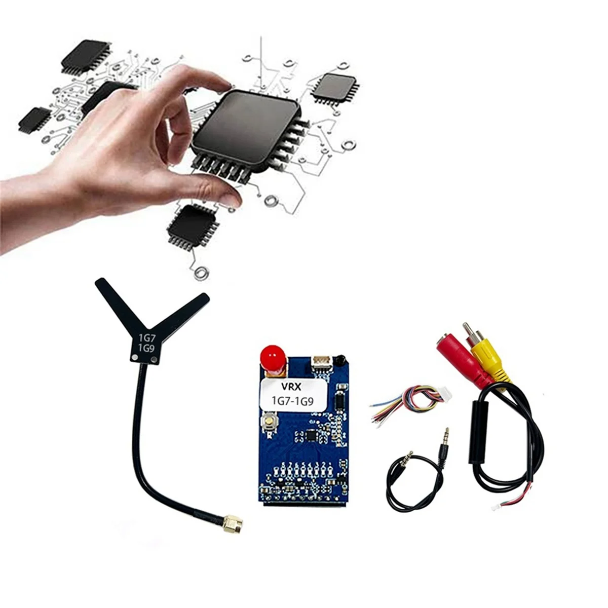 ABAN 1.7G-1.9G FPV VRX 8CH FPV Video Receiver Module PAL/NTSC for FatShark FPV Goggles
ABAN 1.7G-1.9G FPV VRX 8CH FPV Video Receiver Module PAL/NTSC for FatShark FPV Goggles