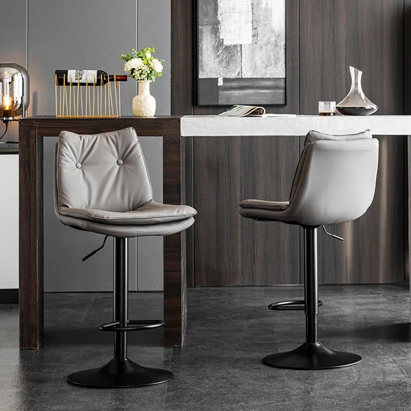 Camping Ultralight Bar Stool Leather High Back Adjustable Swivel Bar Stool Counter Kitchen Simplesillas De Lujo Bar Furniture
Camping Ultralight Bar Stool Leather High Back Adjustable Swivel Bar Stool Counter Kitchen Simplesillas De Lujo Bar Furniture