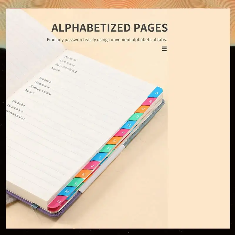 2X Password Keeper Book With Alphabetical Tabs For Password Notebook For Internet Website Address Log In Detail,C-Y05A
2X Password Keeper Book With Alphabetical Tabs For Password Notebook For Internet Website Address Log In Detail,C-Y05A