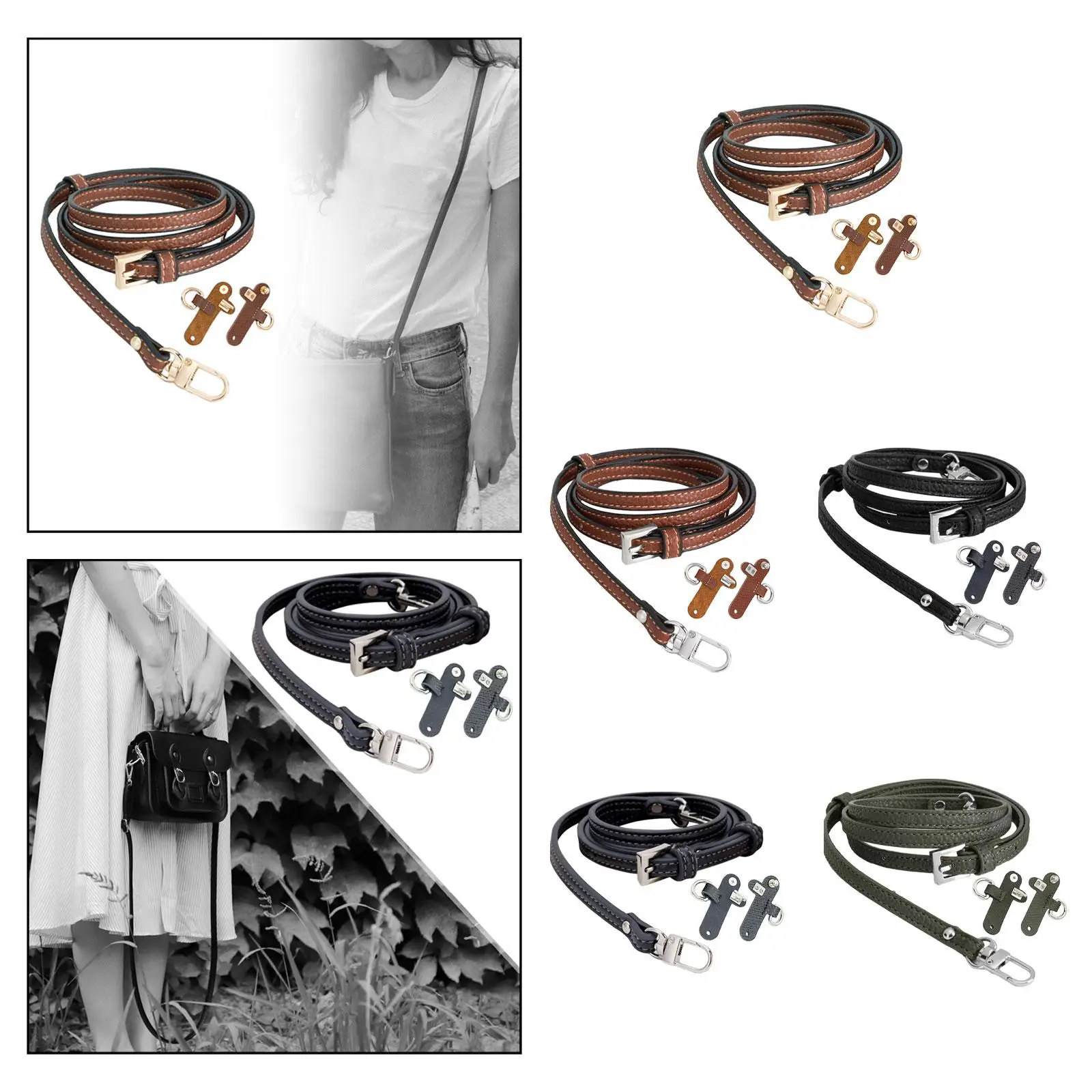 Purse Strap Shoulder Strap Universal Stylish PU Leather Bag Strap Crossbody Strap for Wallet Small Bag Modification
Purse Strap Shoulder Strap Universal Stylish PU Leather Bag Strap Crossbody Strap for Wallet Small Bag Modification