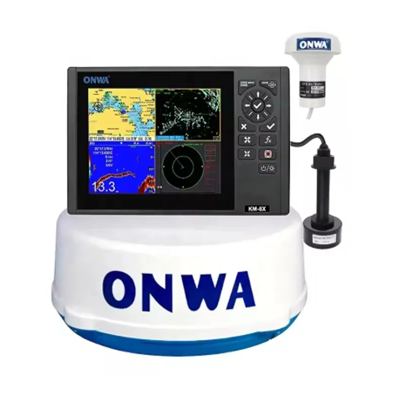 8 Inch KM-8X (New) 5-in-1 Marine GPS+ Chart Plotter + Class B AIS Transponder + Fish Finder +marine Radar Function
8 Inch KM-8X (New) 5-in-1 Marine GPS+ Chart Plotter + Class B AIS Transponder + Fish Finder +marine Radar Function