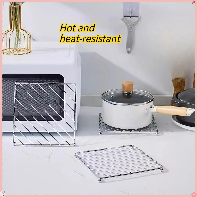 2PCS Multi Functional Stainless Steel Desktop Dining Table Insulation Pad for Household Use Heat-resistant and Heat-resistan Pad
2PCS Multi Functional Stainless Steel Desktop Dining Table Insulation Pad for Household Use Heat-resistant and Heat-resistan Pad