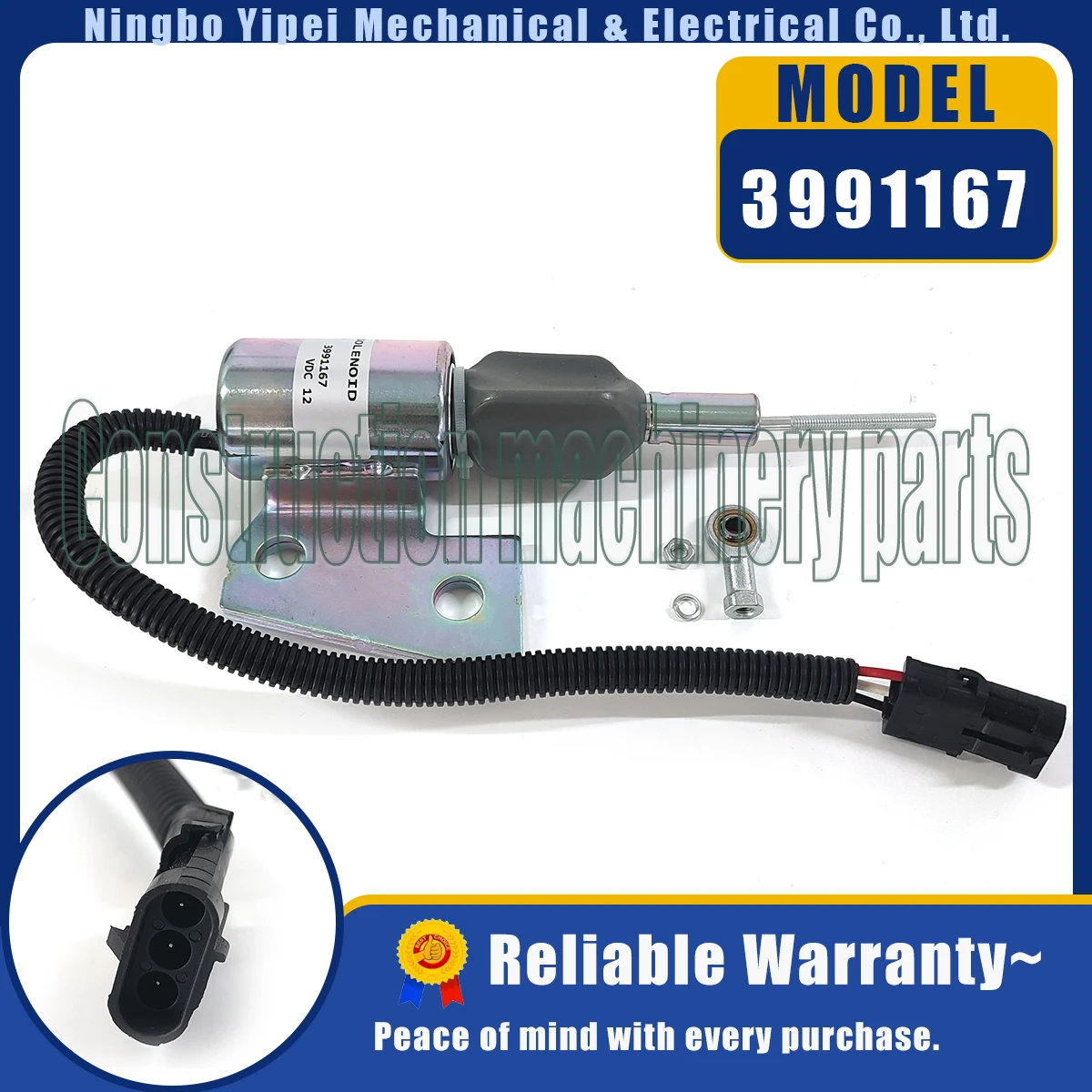3991167 Fuel Shutoff Solenoid 3991167 12v SA-4941-12 J932529 87420952 For Hyundai R130 R170
3991167 Fuel Shutoff Solenoid 3991167 12v SA-4941-12 J932529 87420952 For Hyundai R130 R170