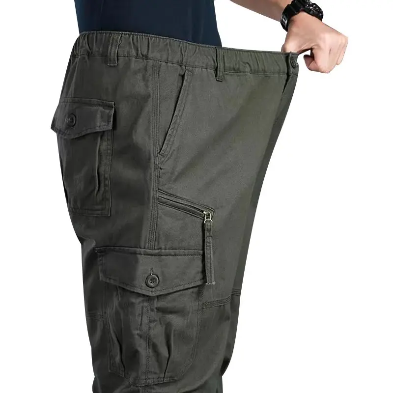 High Quali Men's Tactical Pants with Elastic Waist Cargo Large Straight Leg CleanFit Sle Neutral PVC Material
High Quali Men's Tactical Pants with Elastic Waist Cargo Large Straight Leg CleanFit Sle Neutral PVC Material