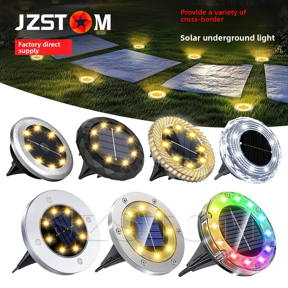Solar underground light, outdoor waterproof LED ground plug lawn light, garden villa decoration courtyard light
Solar underground light, outdoor waterproof LED ground plug lawn light, garden villa decoration courtyard light