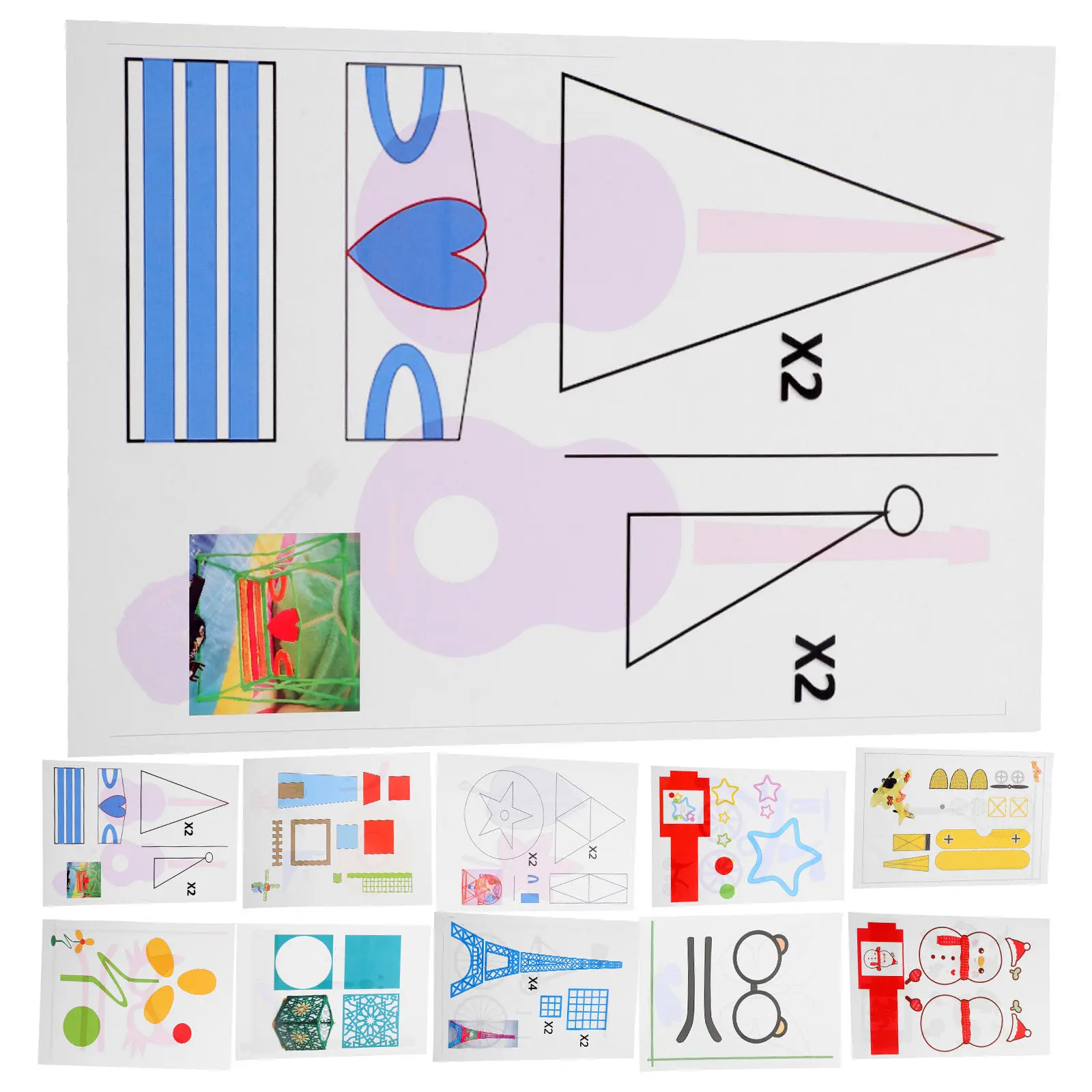 17pcs 3D Printing Paper Models for Practice Kids Graffiti Template Pen Craft Transparent Plate Included Safe Eco Friendly
17pcs 3D Printing Paper Models for Practice Kids Graffiti Template Pen Craft Transparent Plate Included Safe Eco Friendly