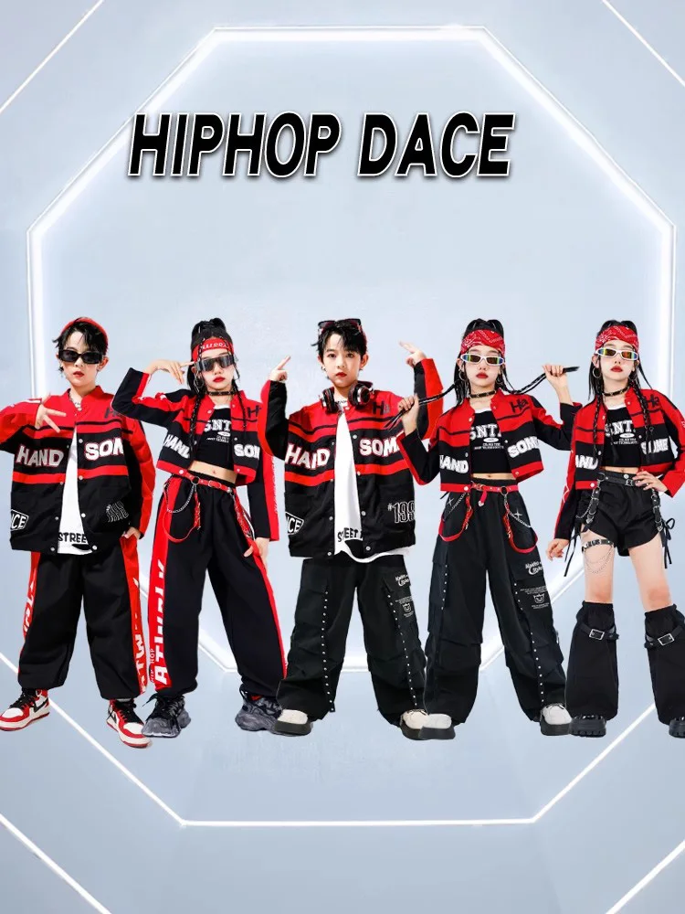 2024 Fashion Kids Hip Hop Clothing Boys Street Dance Outfits Girls Jazz Red Performance Suit Cool Motorcycle Uniform BL14031
2024 Fashion Kids Hip Hop Clothing Boys Street Dance Outfits Girls Jazz Red Performance Suit Cool Motorcycle Uniform BL14031