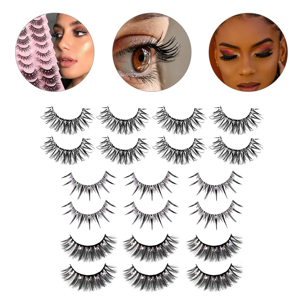 Накладные ресницы с блестками, натуральные, легкие, для вечеринок, фестивалей, Хэллоуина, Рождества
Накладные ресницы с блестками, натуральные, легкие, для вечеринок, фестивалей, Хэллоуина, Рождества