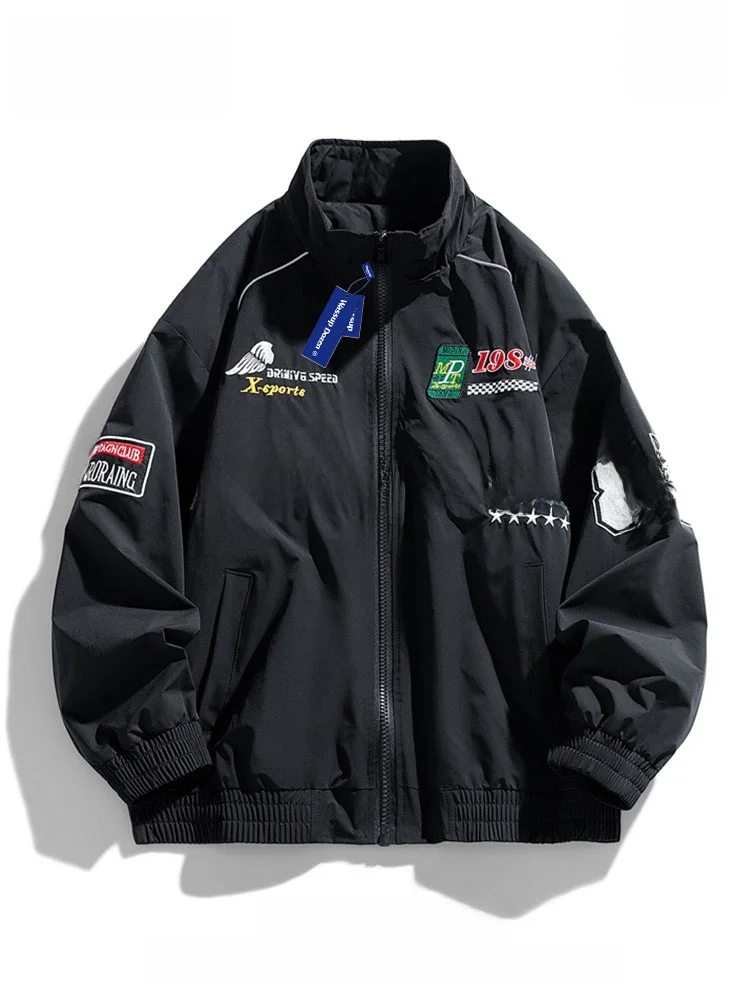 Wassup Dozen American Trendy Brand Embroidered Letter Stand Collar Jaet Men's Versatile Motorcycle Pilot Outerwear
Wassup Dozen American Trendy Brand Embroidered Letter Stand Collar Jaet Men's Versatile Motorcycle Pilot Outerwear