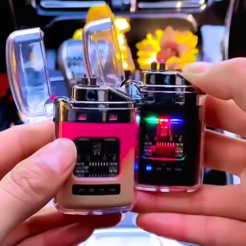 Hot Selling High-value Transparent Rechargeable Lighter Portable Outdoor Waterproof Pulse Cigarette Lighter Men's Gift
Hot Selling High-value Transparent Rechargeable Lighter Portable Outdoor Waterproof Pulse Cigarette Lighter Men's Gift