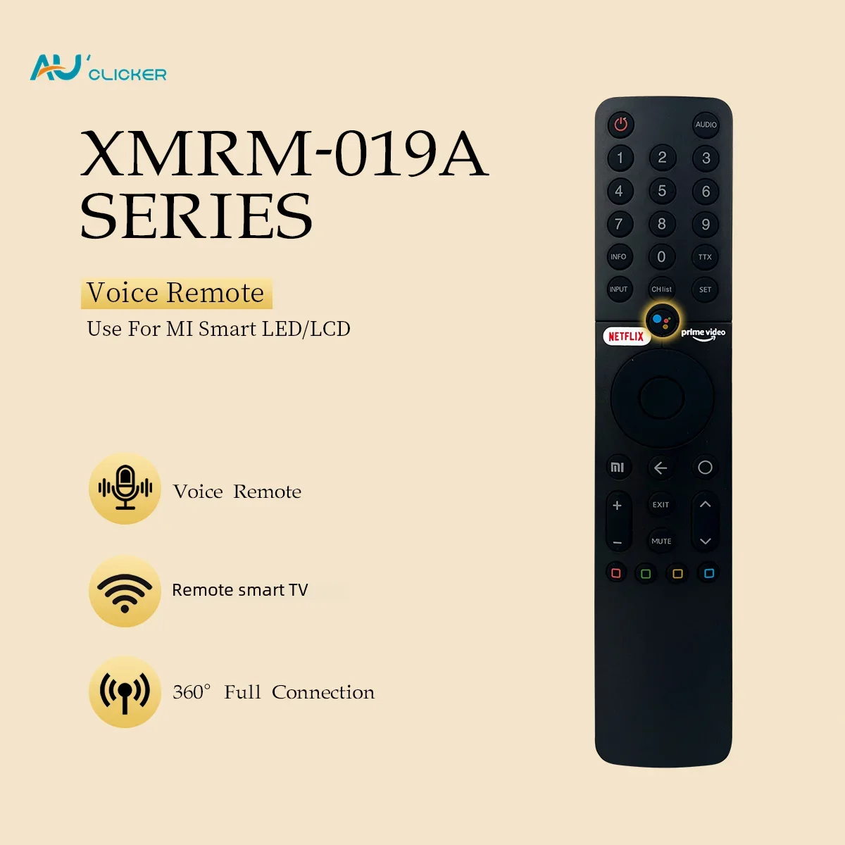 Умный пульт дистанционного управления для Xiaomi TV XMRM-019 4A TV, беспроводной пульт дистанционного управления с голосовой функцией
Умный пульт дистанционного управления для Xiaomi TV XMRM-019 4A TV, беспроводной пульт дистанционного управления с голосовой функцией