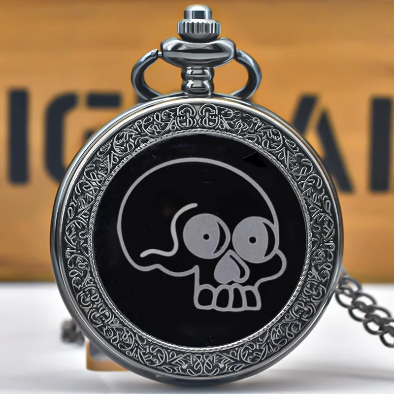 Retro Charm Neutral Fashion Skull Printed Quartz Pocket Watch Steampunk Men's and Women's Necklace Pendant Gift
Retro Charm Neutral Fashion Skull Printed Quartz Pocket Watch Steampunk Men's and Women's Necklace Pendant Gift