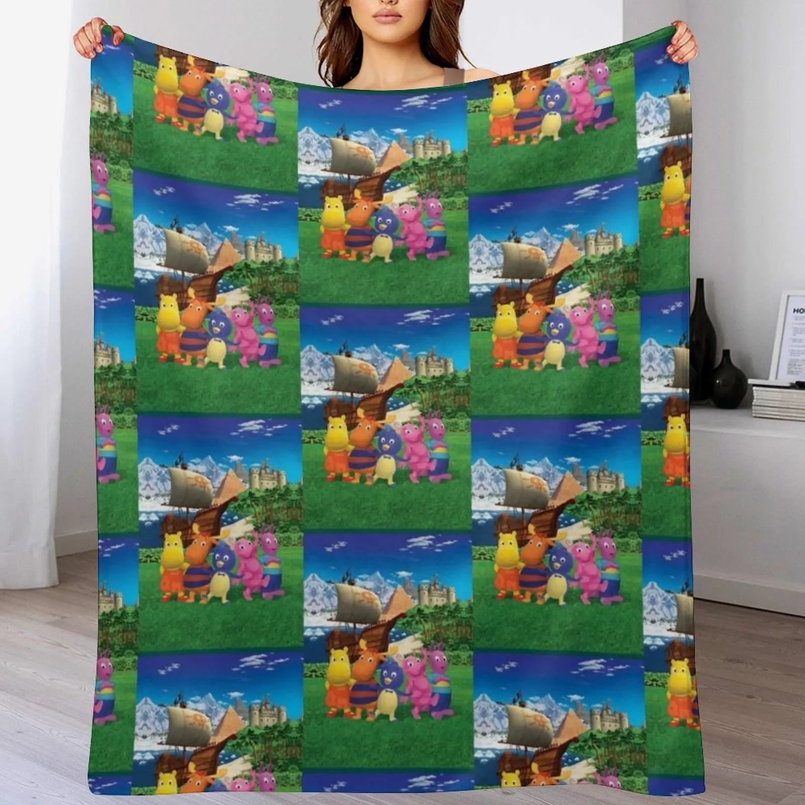 The Backyardigans Scenery Throw Blanket Reusable Durable Soft Blanket for All Seasons
The Backyardigans Scenery Throw Blanket Reusable Durable Soft Blanket for All Seasons