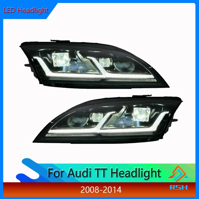 Фары для Audi TT 2008-2014 годов выпуска, модифицированные с LED-дневными ходовыми огнями, последовательными поворотниками и проектором.
Фары для Audi TT 2008-2014 годов выпуска, модифицированные с LED-дневными ходовыми огнями, последовательными поворотниками и проектором.