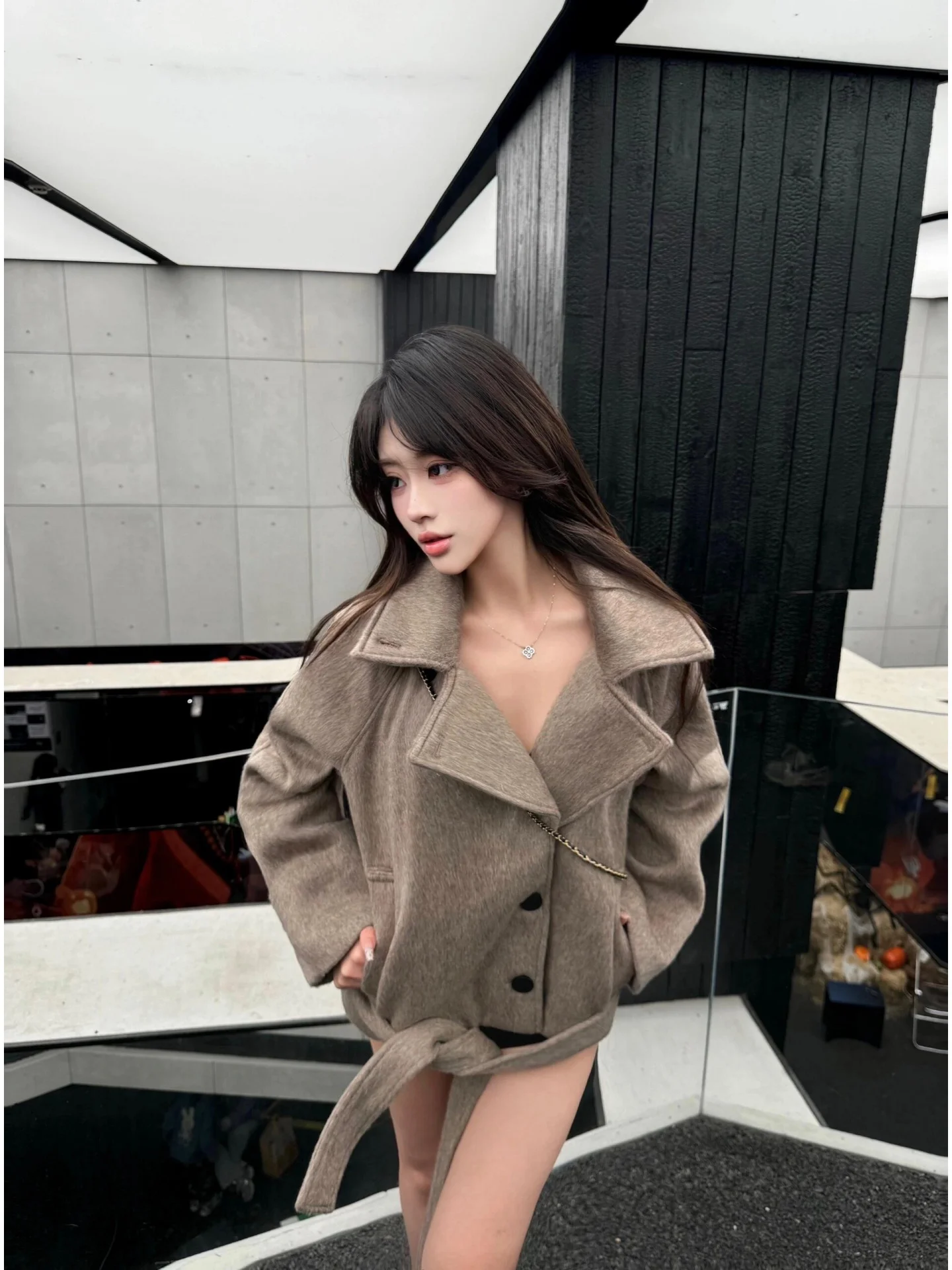 Sweet Cool Thien Coat Simple Match All Seasons New Sle Commute Daily Design Korean Version Straight Cut Long Sve ...
Sweet Cool Thien Coat Simple Match All Seasons New Sle Commute Daily Design Korean Version Straight Cut Long Sve ...
