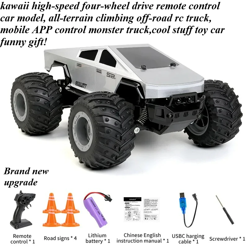Cool Stuff Toy Car Funny Gift-Kawaii High-speed 4WD Rc Cars,Climbing Off-road Rc Truck,Remote Control Car Model,Toys for Kids
Cool Stuff Toy Car Funny Gift-Kawaii High-speed 4WD Rc Cars,Climbing Off-road Rc Truck,Remote Control Car Model,Toys for Kids