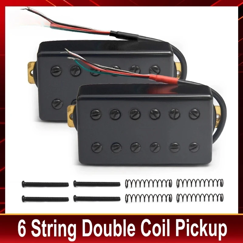 Top Selling Double Coil 12 Hole Humbucker 6 String Pickup for L/P Electric Guitar Black
Top Selling Double Coil 12 Hole Humbucker 6 String Pickup for L/P Electric Guitar Black