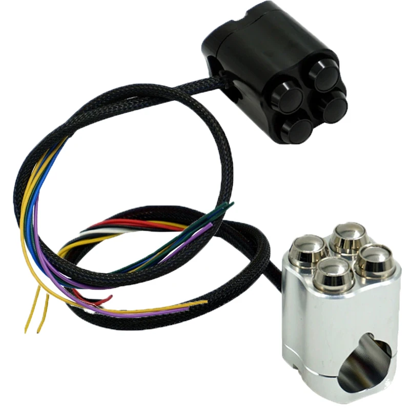 28mm Motorcycle Handlebar Switch with Start/Headlight/Hazard/Brake/Fog Light/Turn Signal Self-Lock Function Universal Fit
28mm Motorcycle Handlebar Switch with Start/Headlight/Hazard/Brake/Fog Light/Turn Signal Self-Lock Function Universal Fit