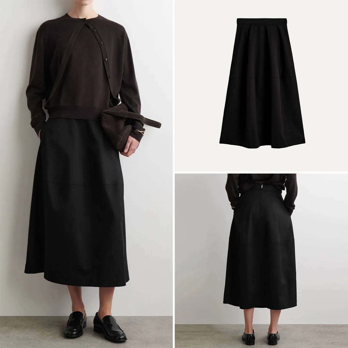 Ele Bla Midi Skirt for Women Versatile Autumn New Sle A-Line Loose Fit Elastic Waist Other Sle Z Ladies Skirts
Ele Bla Midi Skirt for Women Versatile Autumn New Sle A-Line Loose Fit Elastic Waist Other Sle Z Ladies Skirts