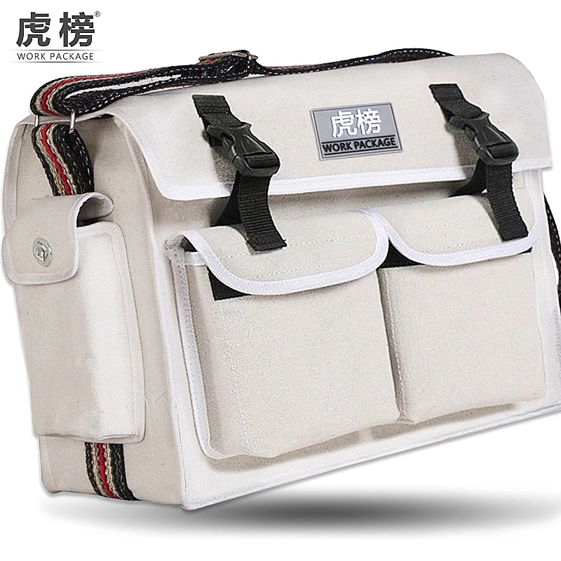 Tll Tiger List Electrician Tool Bag Men's Canvas Wear-Resisting Canvas Bag Shoulder Casual Bag
Tll Tiger List Electrician Tool Bag Men's Canvas Wear-Resisting Canvas Bag Shoulder Casual Bag