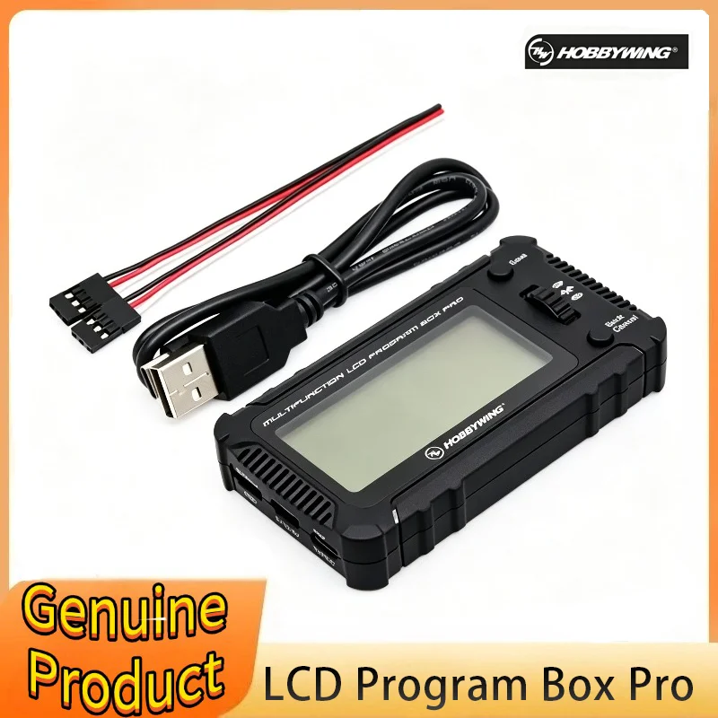 HOBBYWING LCD Program Box Pro W/ Bluetooth for PLATINUM XERUN EZRUN ESC RC Model Car Boat Airplane Parameter Setting Accessories
HOBBYWING LCD Program Box Pro W/ Bluetooth for PLATINUM XERUN EZRUN ESC RC Model Car Boat Airplane Parameter Setting Accessories