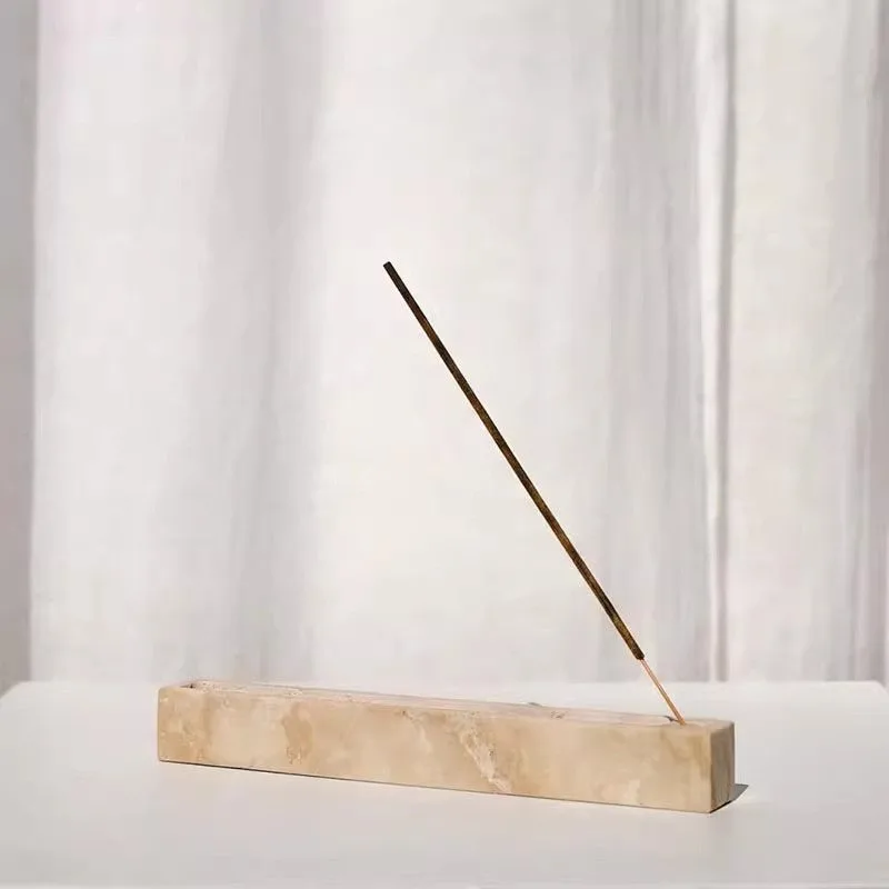100% Natural Marble Incense Holder, Japanese Wabi-sabi Style, For Model Rooms, Homestays & Home Desktop Decor
100% Natural Marble Incense Holder, Japanese Wabi-sabi Style, For Model Rooms, Homestays & Home Desktop Decor