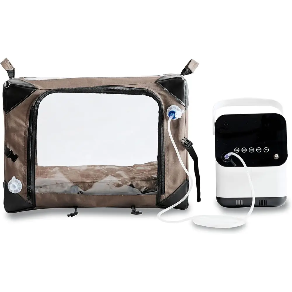 Pet Oxygen Cage or Cats and Dogs to Obtain Oxygen and Nebulizing Care, Tube Kit and Mat Included (Small Cage + O2)
Pet Oxygen Cage or Cats and Dogs to Obtain Oxygen and Nebulizing Care, Tube Kit and Mat Included (Small Cage + O2)