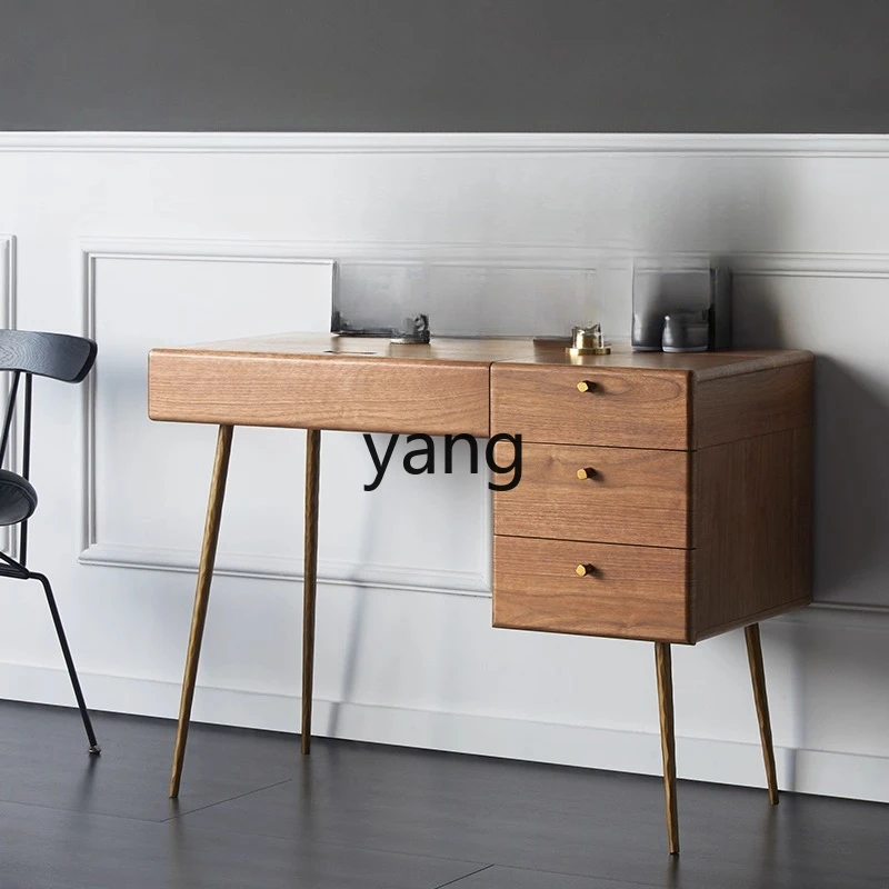 LMMDressing Table Modern Simple Bedroom Small Apartment Light Luxury Walnut Wood
LMMDressing Table Modern Simple Bedroom Small Apartment Light Luxury Walnut Wood