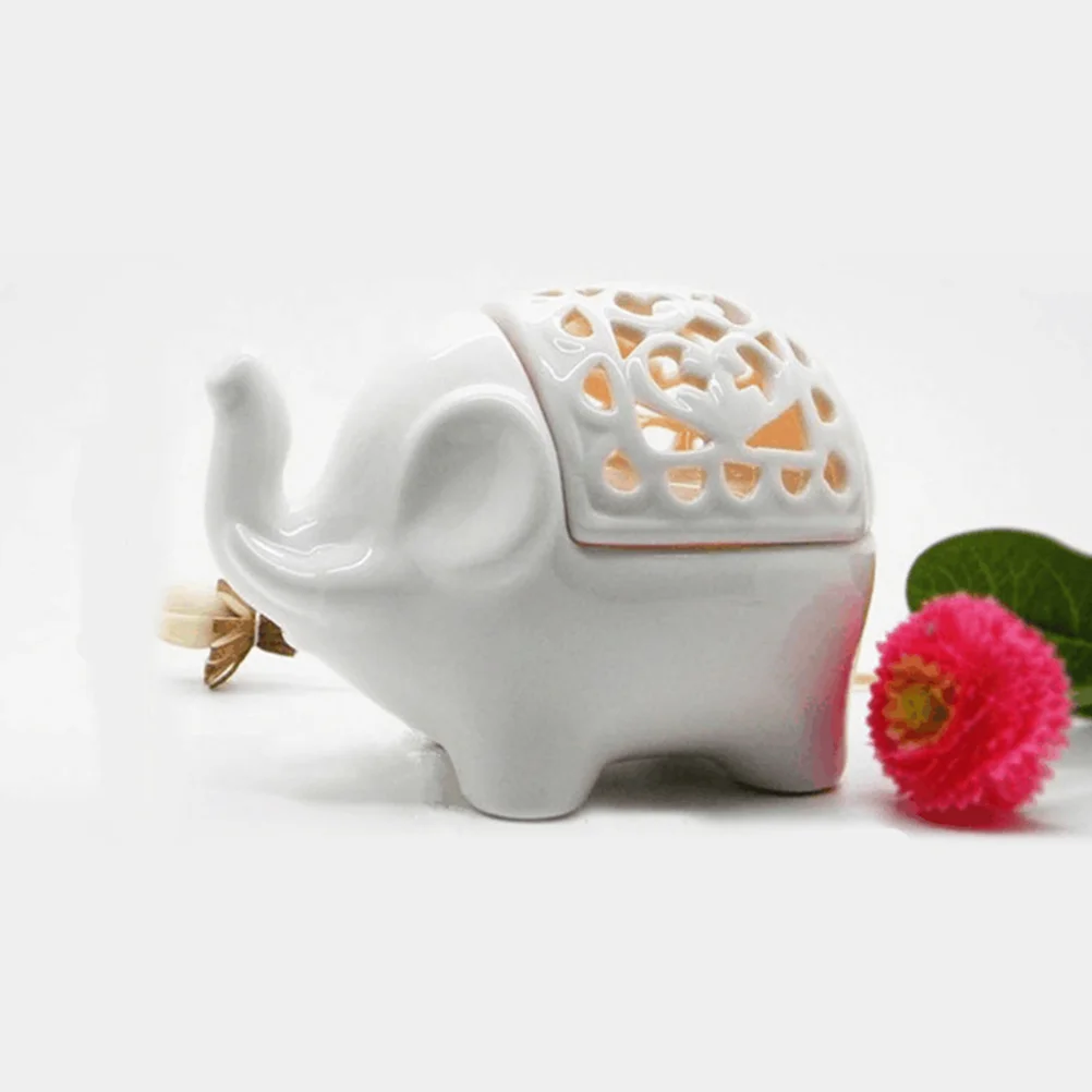 1Pcs Elephant Holder Ceramic Craft Hollow Porcelain Modern Decoration Gift Scented Stand Animal Ornament
1Pcs Elephant Holder Ceramic Craft Hollow Porcelain Modern Decoration Gift Scented Stand Animal Ornament