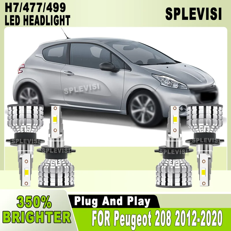 Светодиодные фары H7 477 499 с регулируемой яркостью 6000K для безопасного вождения ночью, для Peugeot 208 2012-2020
Светодиодные фары H7 477 499 с регулируемой яркостью 6000K для безопасного вождения ночью, для Peugeot 208 2012-2020