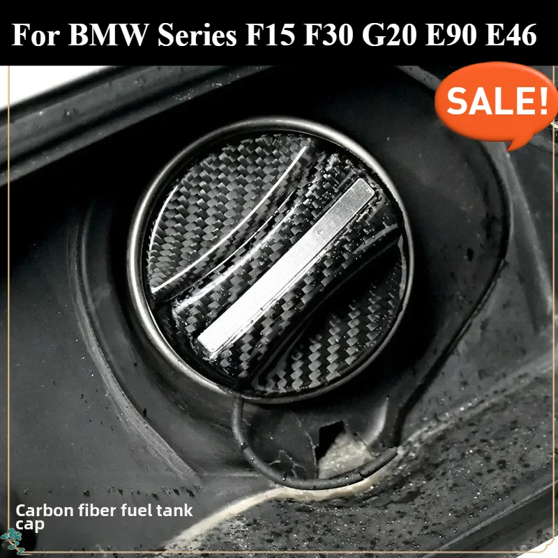 For BMW Series Carbon Fiber Fuel Tank Cap Cover Universal Fit Fuel Lid Trim for F15 F30 G20 E90 E46 - Sporty Exterior Upgrade
For BMW Series Carbon Fiber Fuel Tank Cap Cover Universal Fit Fuel Lid Trim for F15 F30 G20 E90 E46 - Sporty Exterior Upgrade