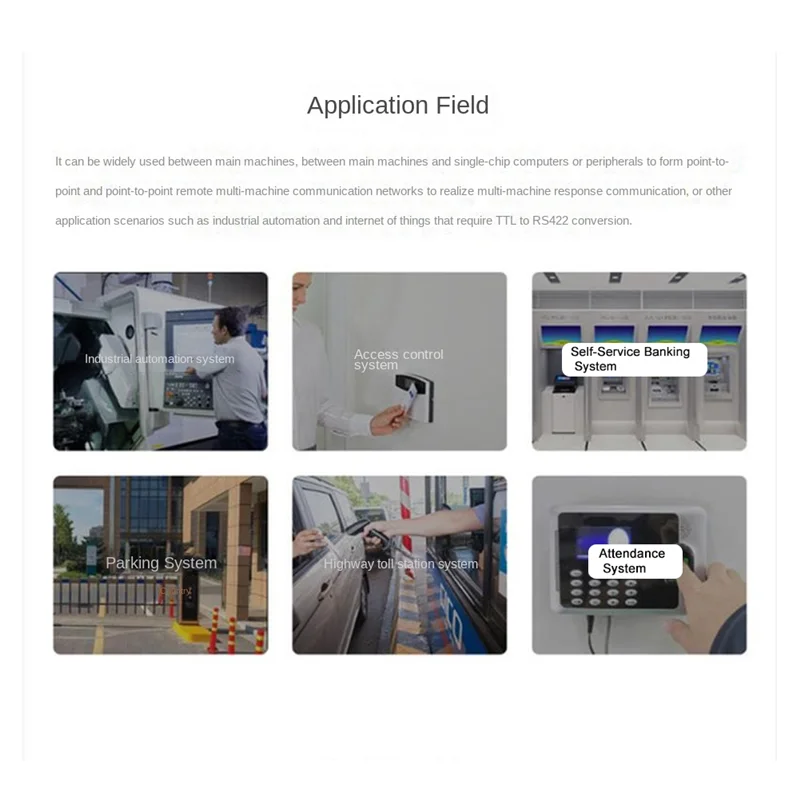A72Z Industrial Guide TTL to RS422 Module Electrical Isolated TTL to RS422 Serial Port Converter with Isolation
A72Z Industrial Guide TTL to RS422 Module Electrical Isolated TTL to RS422 Serial Port Converter with Isolation