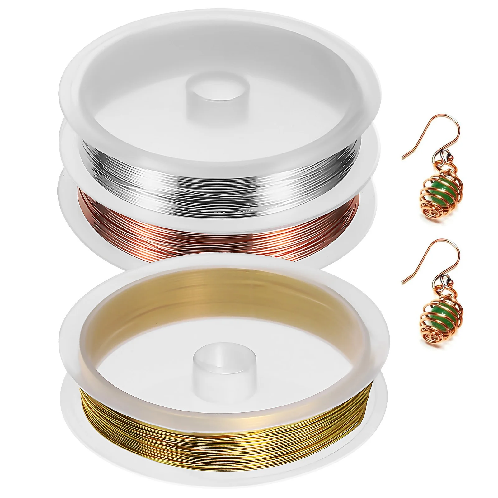 3pcs 3 Rolls 06mm Copper Wire Jewelry Materials 45M Silver Gold for Beading Sculpting Craft Supplies Making
3pcs 3 Rolls 06mm Copper Wire Jewelry Materials 45M Silver Gold for Beading Sculpting Craft Supplies Making
