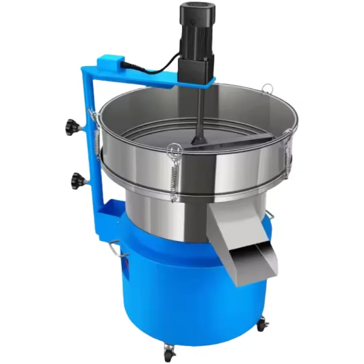 High efficiency small powder sieve stainless steel particle vibrating screen flour sieve machine
High efficiency small powder sieve stainless steel particle vibrating screen flour sieve machine