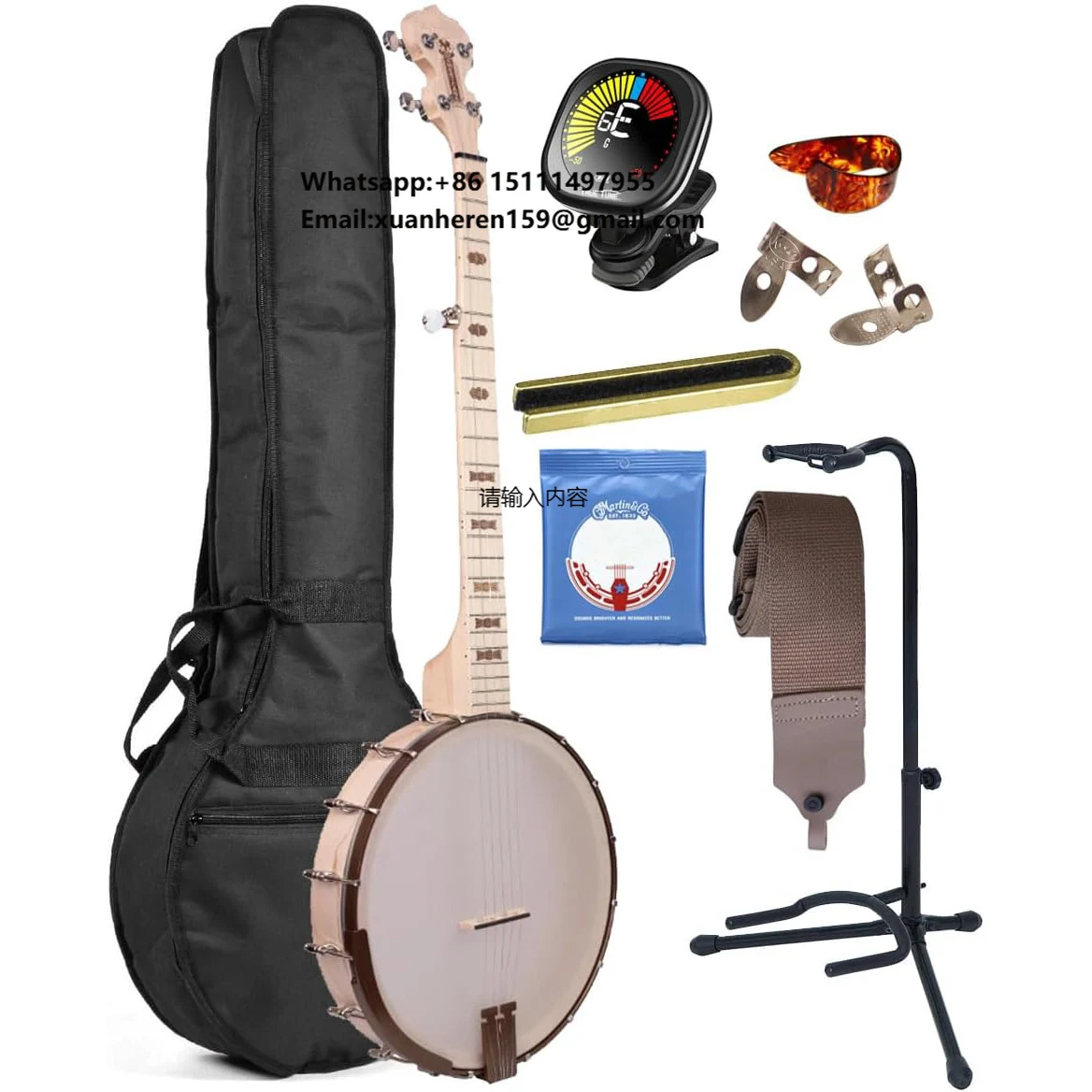 12" Travel Banjo 5 String MINI Wholesale Western Ethnic Musical Instrument Beginner's Performance
12" Travel Banjo 5 String MINI Wholesale Western Ethnic Musical Instrument Beginner's Performance