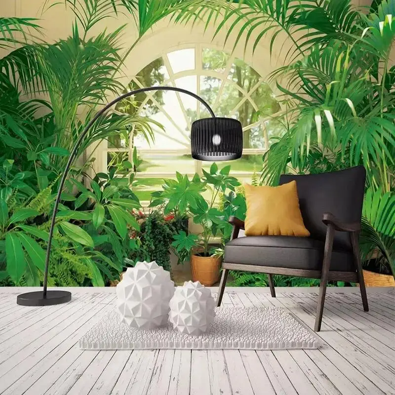 Custom Size 3D Forest Window Wall Mural Wallpaper Green Plant Landscape Wall Painting Bedroom Living Room Study Background
Custom Size 3D Forest Window Wall Mural Wallpaper Green Plant Landscape Wall Painting Bedroom Living Room Study Background