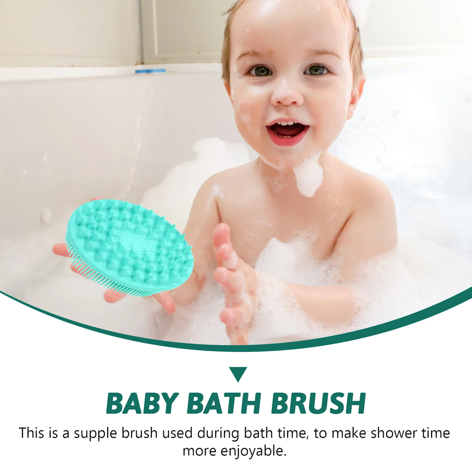 4 Pcs Lightweight Silicone Bath Brush Soft Scrubber for Comfortable Shower Experience
4 Pcs Lightweight Silicone Bath Brush Soft Scrubber for Comfortable Shower Experience