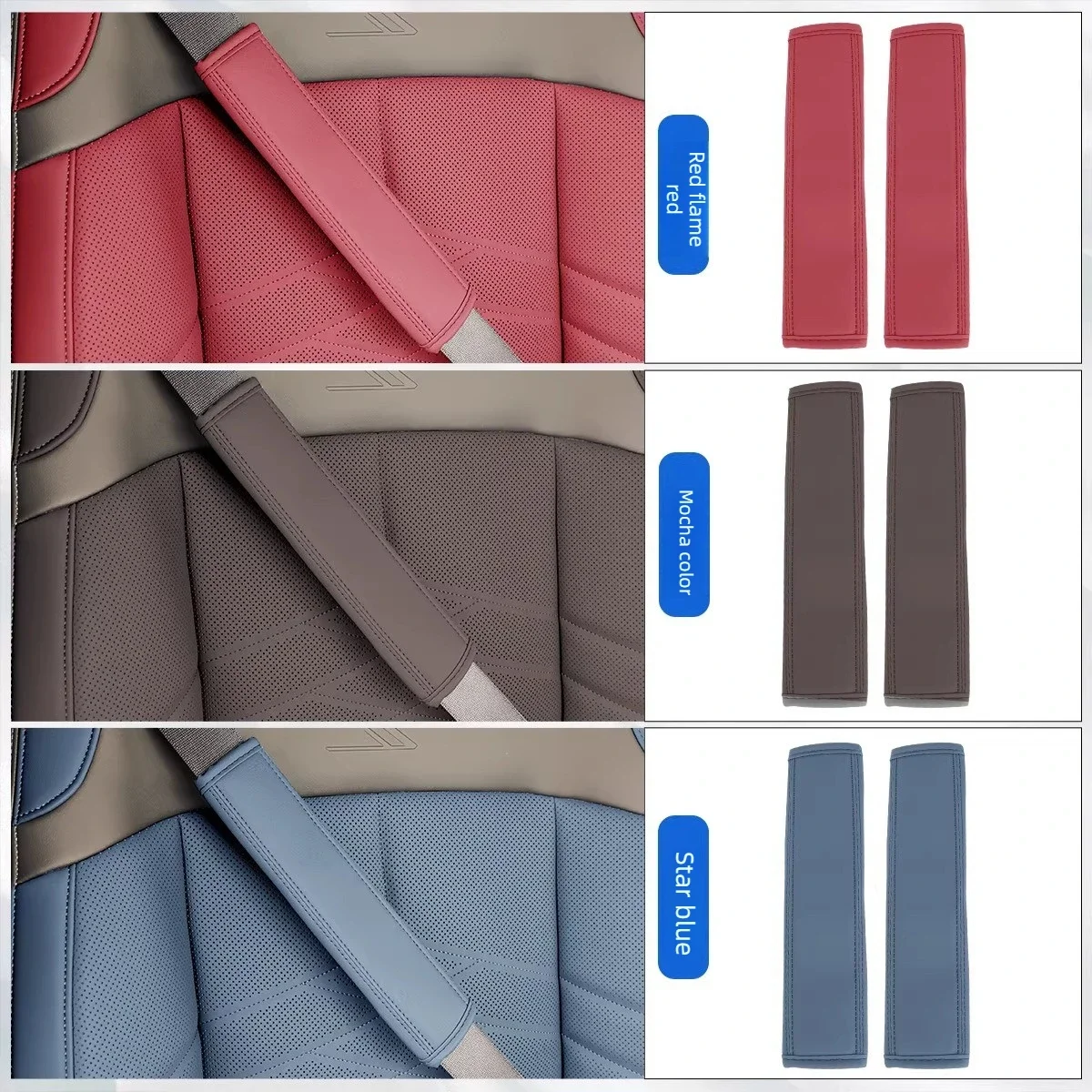 For 2026 BMW All-New X3 Seat Belt Shoulder Pads, Anti-Choking Neck Protection, 1 Pair, Car Interior Accessories & Parts
For 2026 BMW All-New X3 Seat Belt Shoulder Pads, Anti-Choking Neck Protection, 1 Pair, Car Interior Accessories & Parts