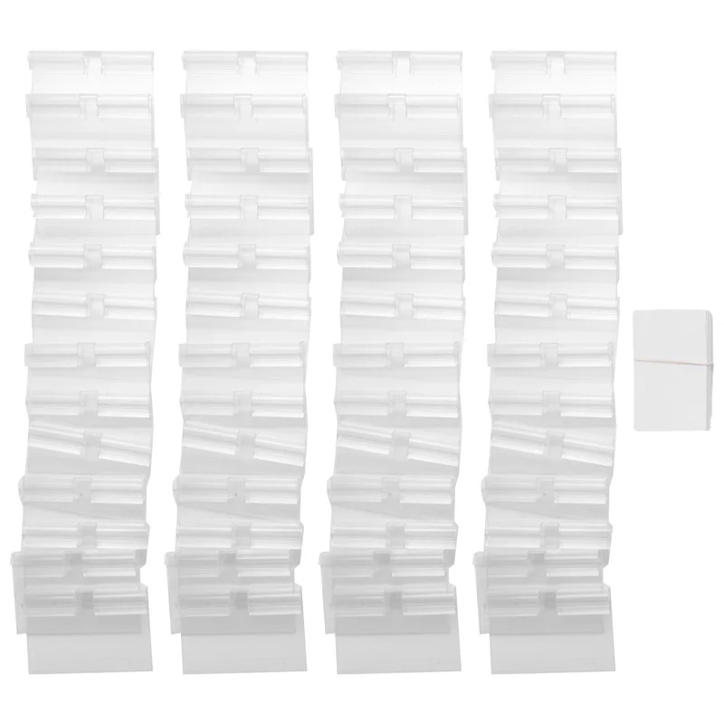 AB46-300Pcs Clear Plastic Label Holder Price Tag, Shelf Label Clip Removable Label Holder For Storage Bins Basket Labels
AB46-300Pcs Clear Plastic Label Holder Price Tag, Shelf Label Clip Removable Label Holder For Storage Bins Basket Labels