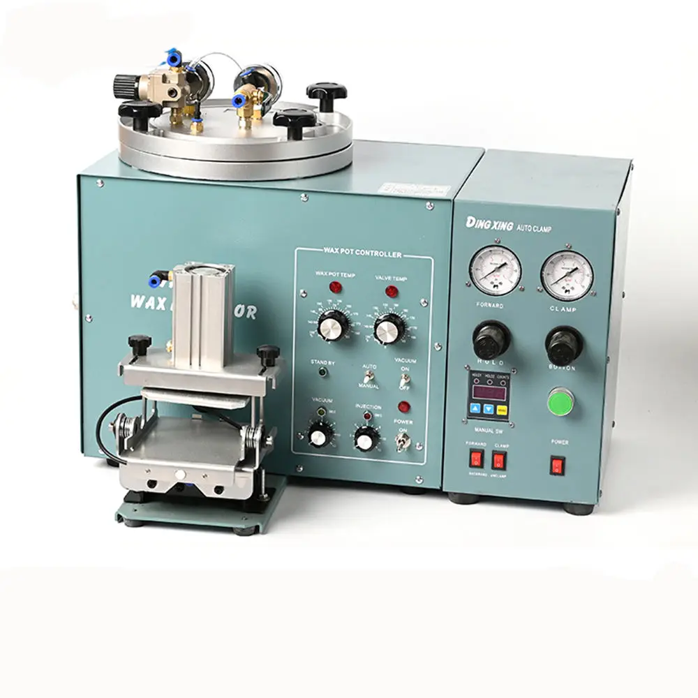 DX-510 Wax injection machine Jewelry equipment set Casting machine, hair-free edge wax uniform gold punching tool
DX-510 Wax injection machine Jewelry equipment set Casting machine, hair-free edge wax uniform gold punching tool