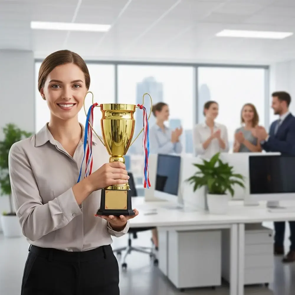 Gold,Silver,Bronze Metal Trophy 36/40/45/49CM High End Atmosphere Sports Trophies Metal Material Winner Award Trophy
Gold,Silver,Bronze Metal Trophy 36/40/45/49CM High End Atmosphere Sports Trophies Metal Material Winner Award Trophy